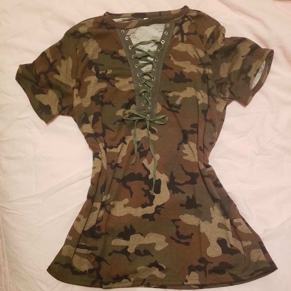 Green t shirt